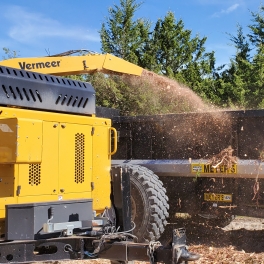 Woody Biomass Utilization - Chipping Trees