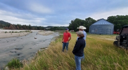 Bone Creek landowner Site Visit. 