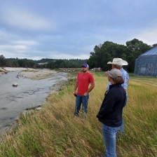 Bone Creek landowner Site Visit. 
